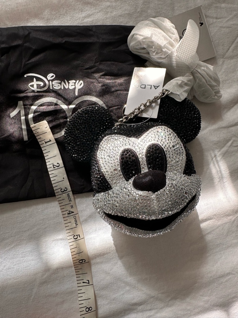 Disney x ALDO Mickey Mouse Crystal Crossbody Bag - NWT - Picture 3 of 4